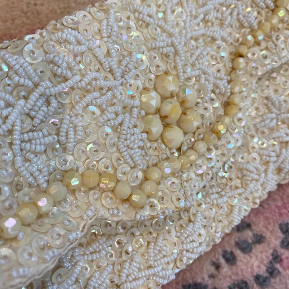 Vintage beaded evening clutch bag - Picture 8 of 9